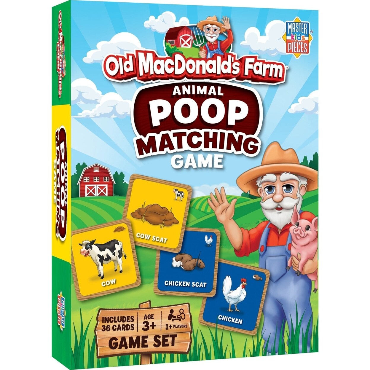 MasterPieces Old MacDonalds Farm - Animal Poop Matching Game | Michaels