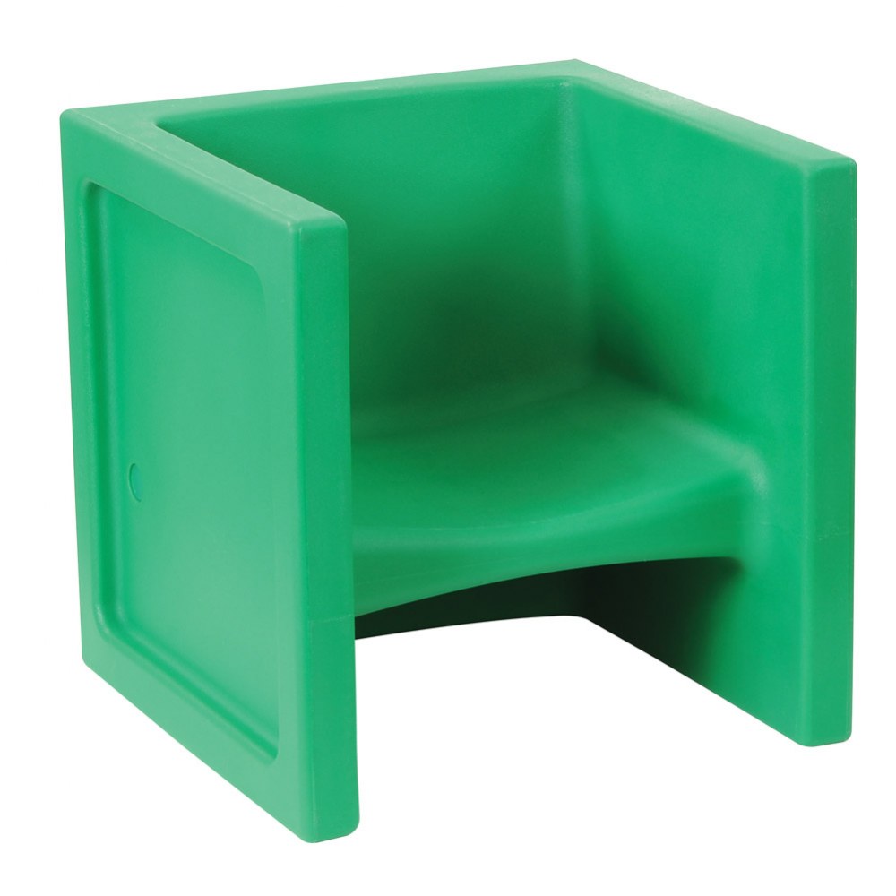 Kaplan Early Learning Company Versatile Comfortable Cube Chair - Green