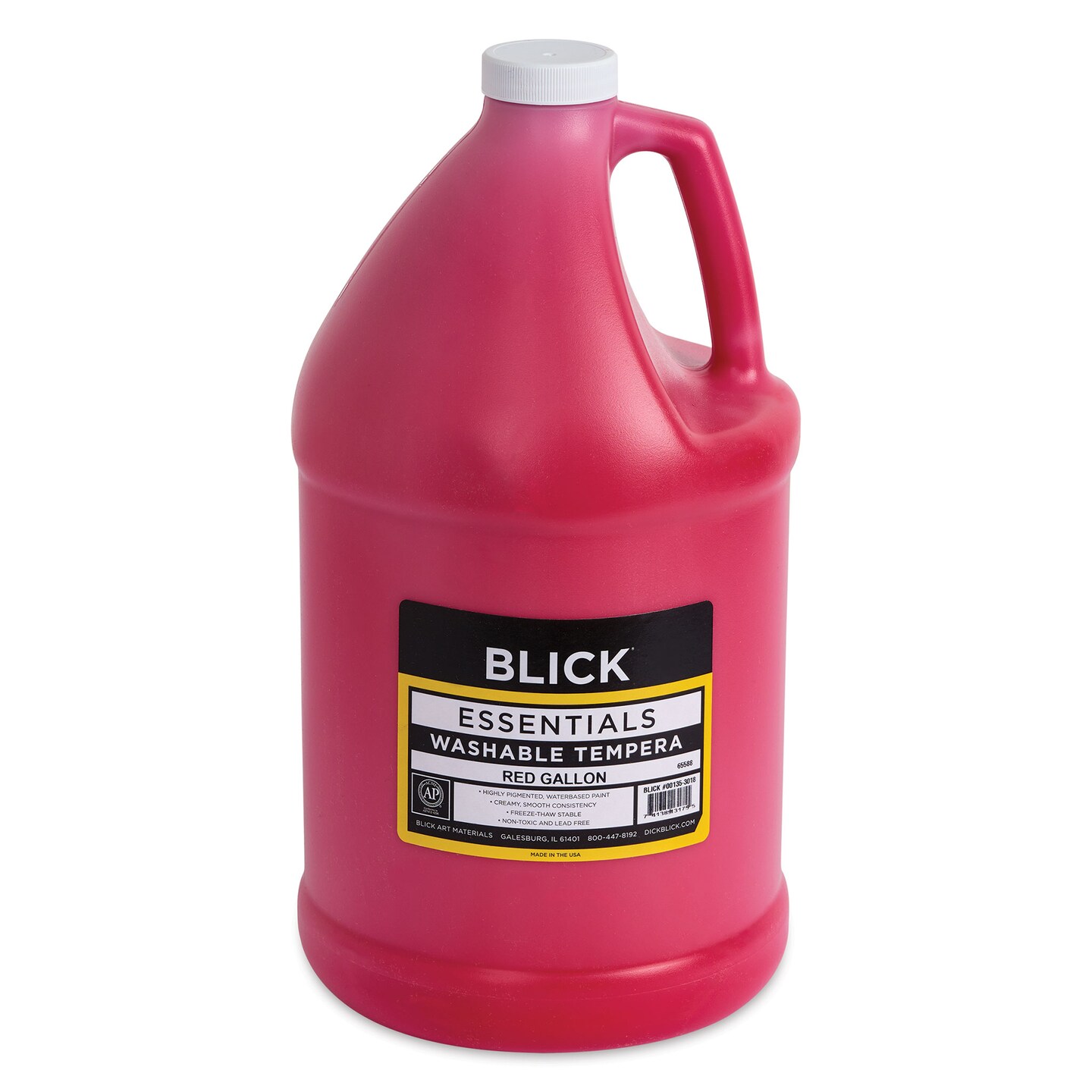 Blick Washable Tempera Paint - Red, Gallon