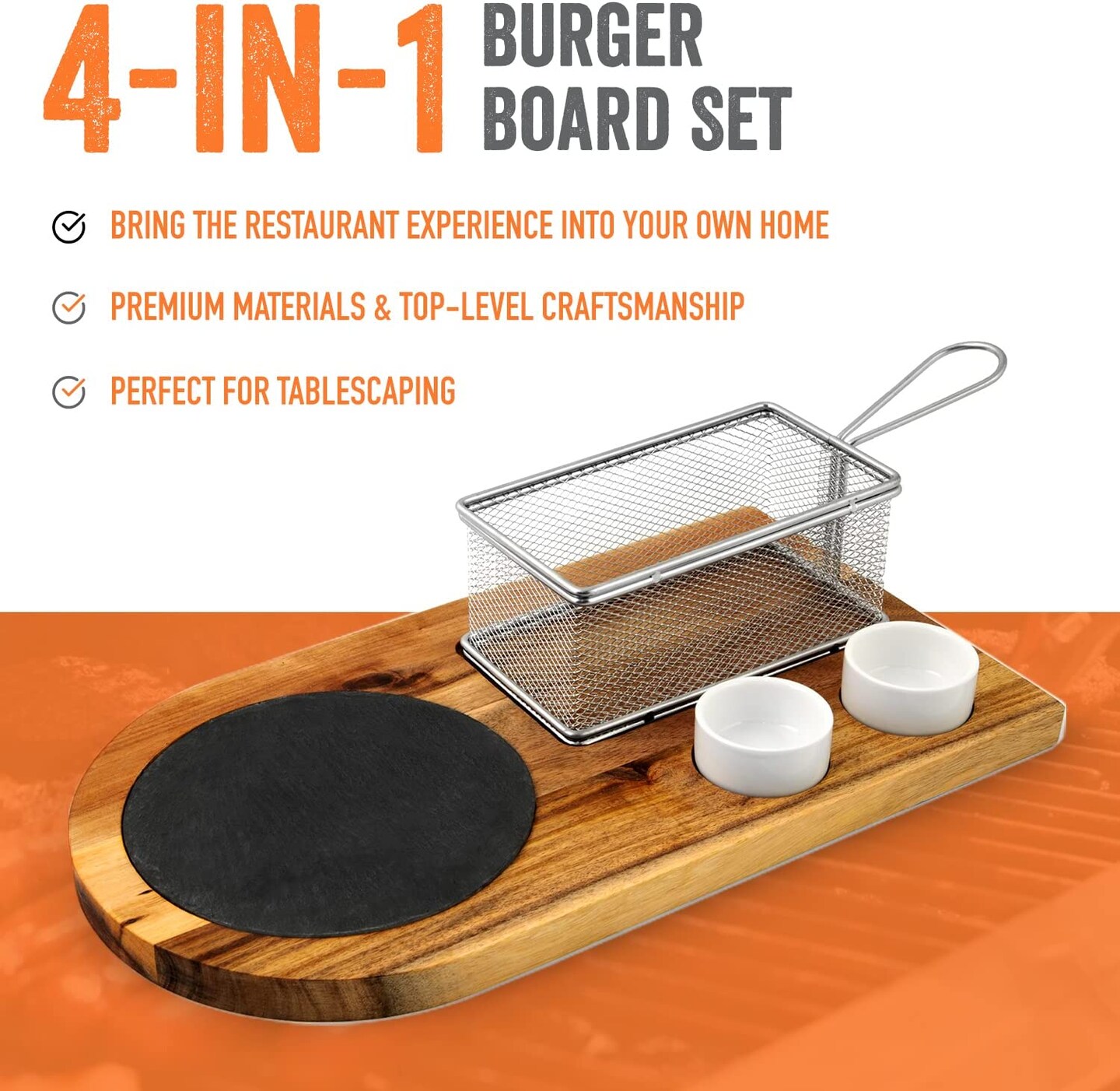 Yukon Glory Premium Burger Board Set
