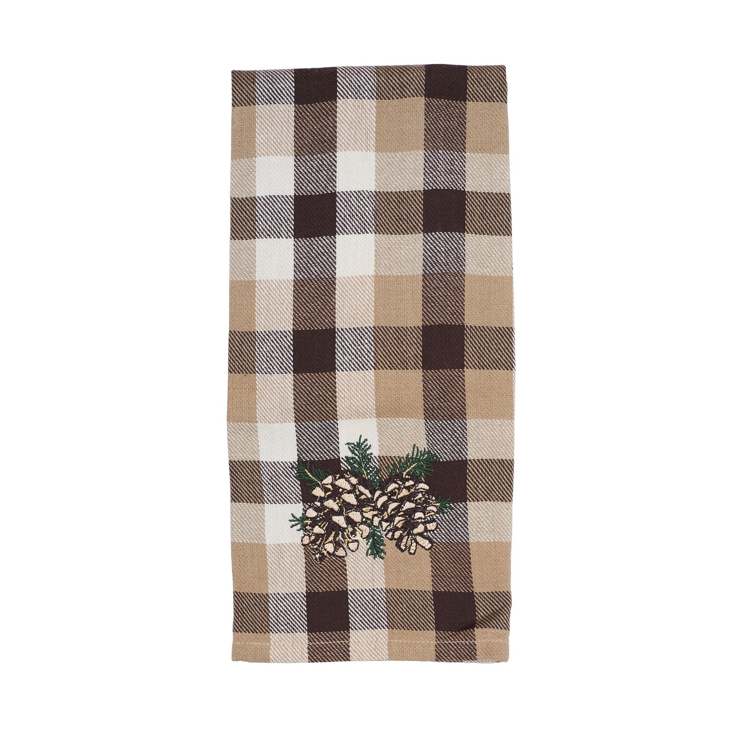 Plaid Pinecone Custom Kitchen Towels