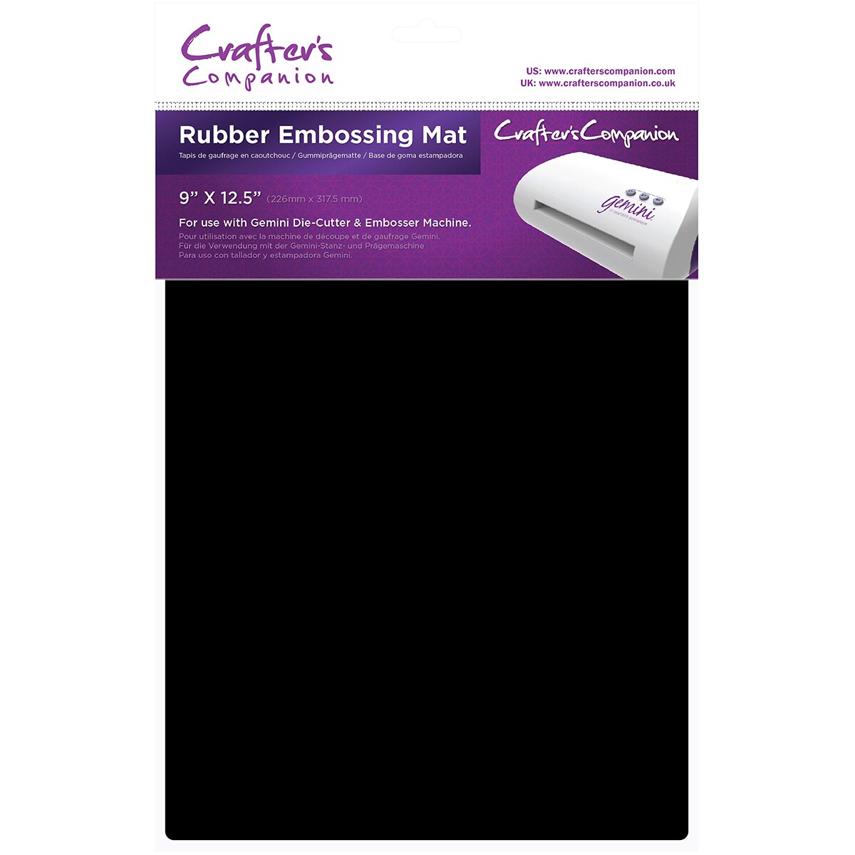 Gemini Rubber Embossing Mat 9&#x22;X12.5&#x22;