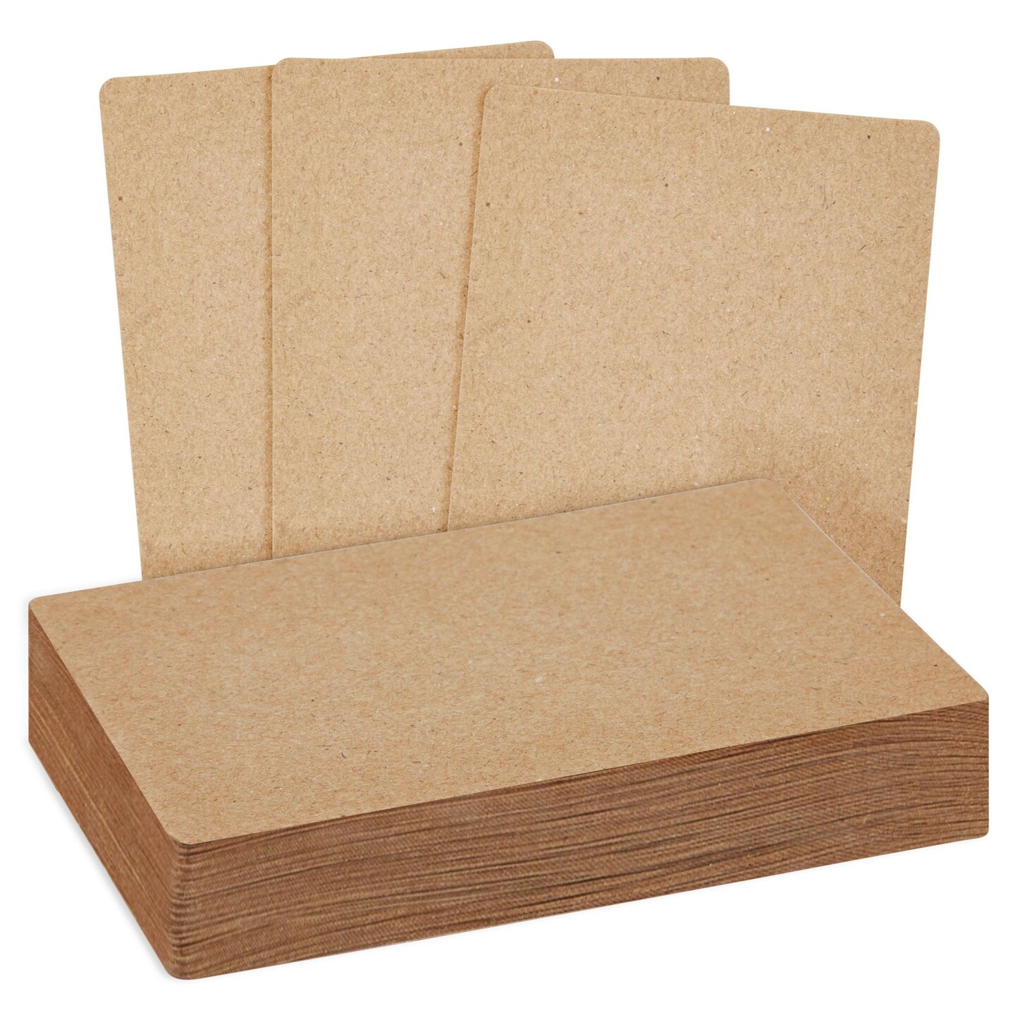 Blank 3x5 Kraft Paper Index Cards, Note Cards for Home, Office, Recipes ...