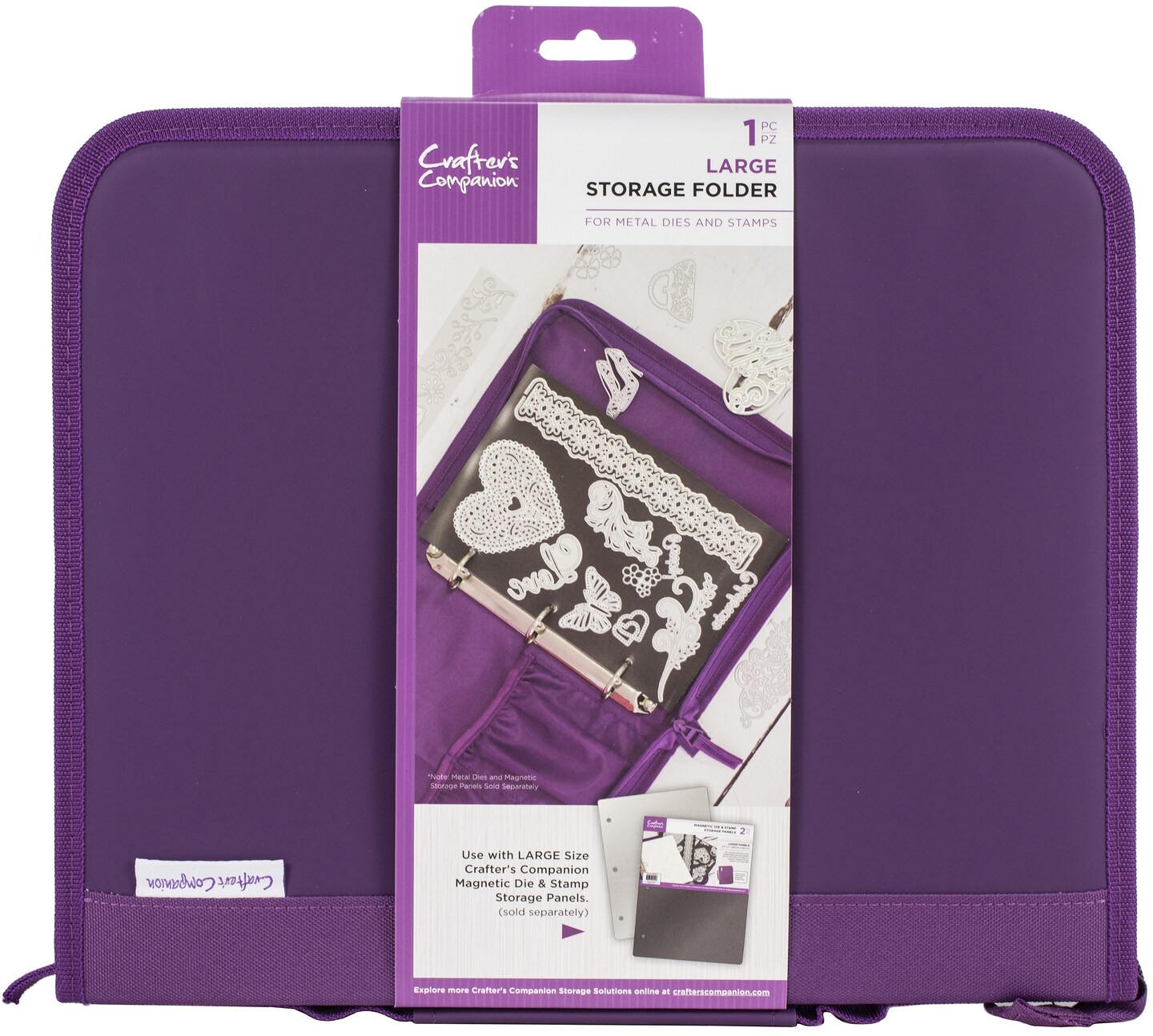 Crafter&#x27;s Companion Stamp &#x26; Die Storage Folder-Large