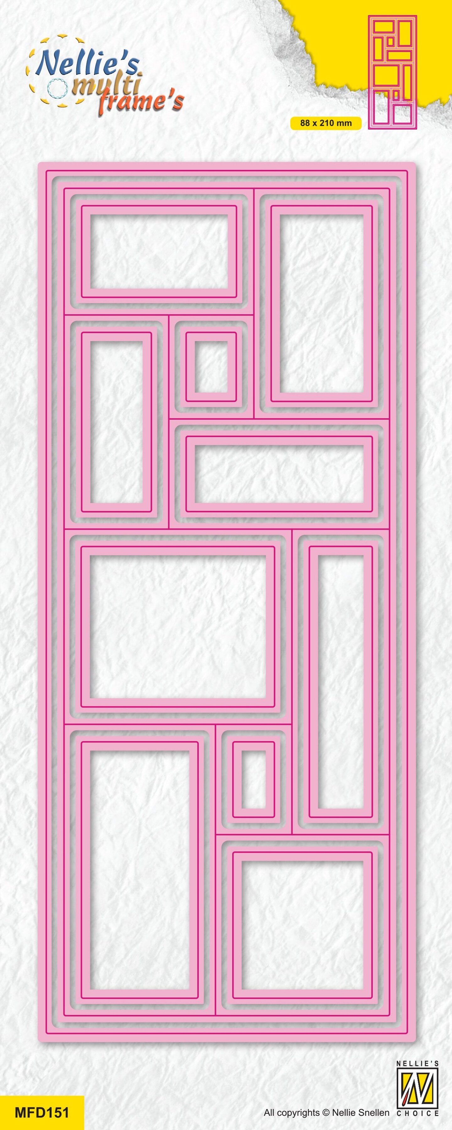 Nellie&#x27;s Choice  Multi Frame - Slim-Line Die - Quilt-1