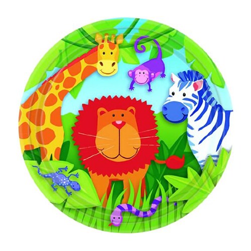 Jungle Animals Large Paper Plates Michaels