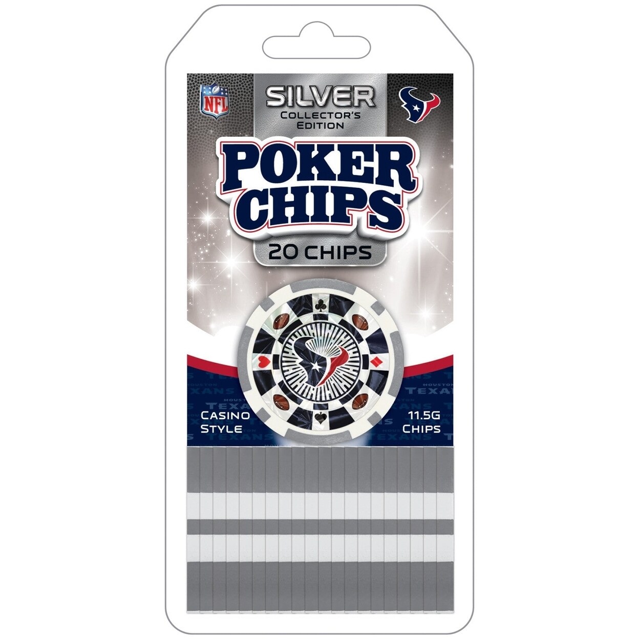 MasterPieces Houston Texans 20 Piece Poker Chips Michaels