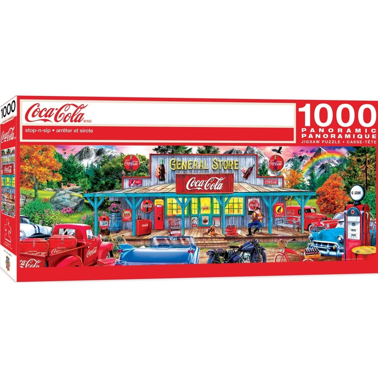 Coca cola stop n sip 1000 piece panoramic jigsaw puzzle michaels