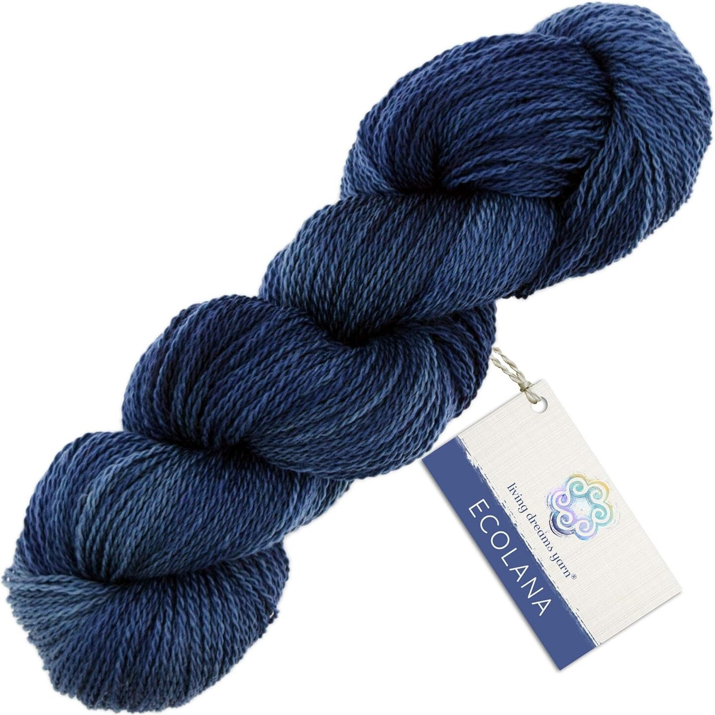 Organic Wool Yarn - Ecolana Certified Organic, Pacific Northwest Hand Dyed, #2 Fingering /Sport Weight, Knit, Crochet, Weave.