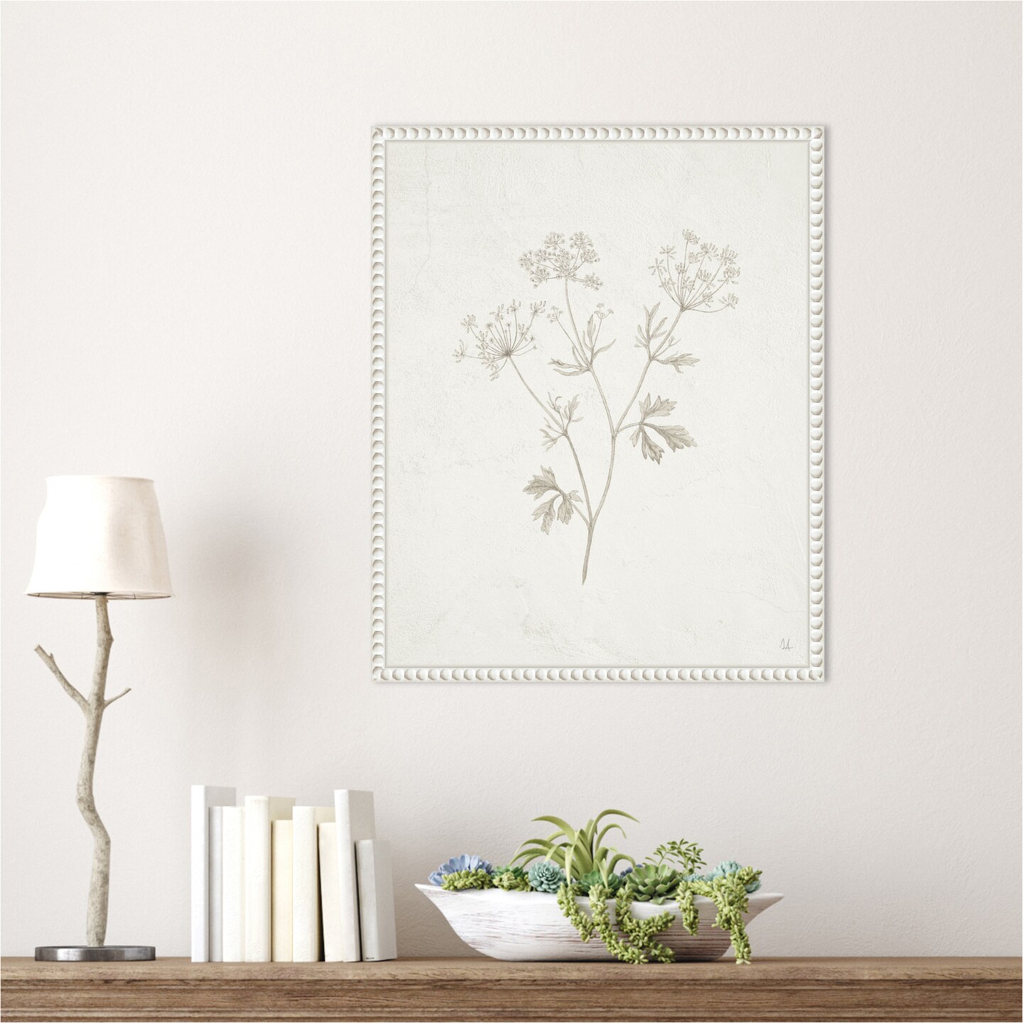 Gifts from the Meadow IV by Sarah Adams Framed Canvas Wall Art