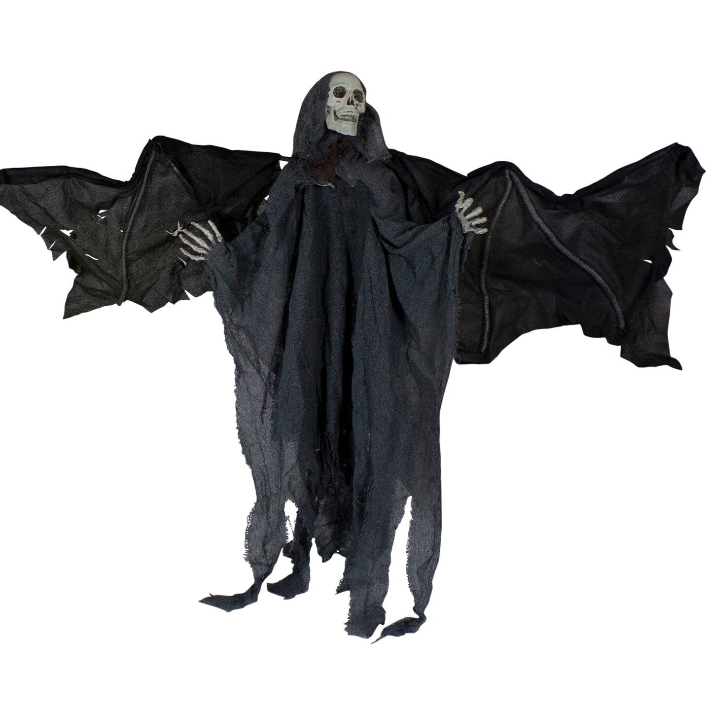 Northlight 50&#x22; LED Lighted and Animated Winged Grim Reaper Halloween Decoration