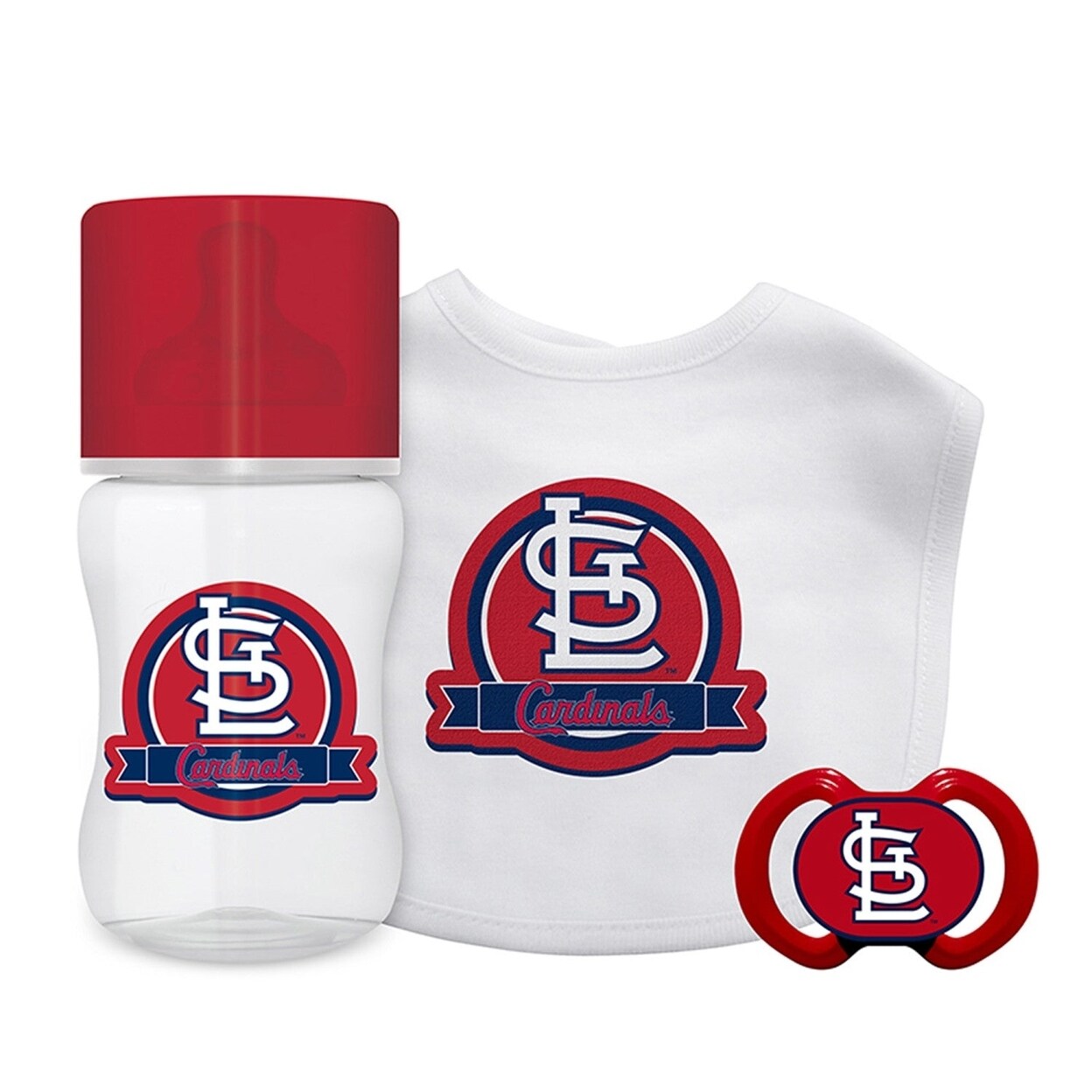 St. Louis Cardinals 3Piece Baby Gift Set Unisex BpaFree Pacifier