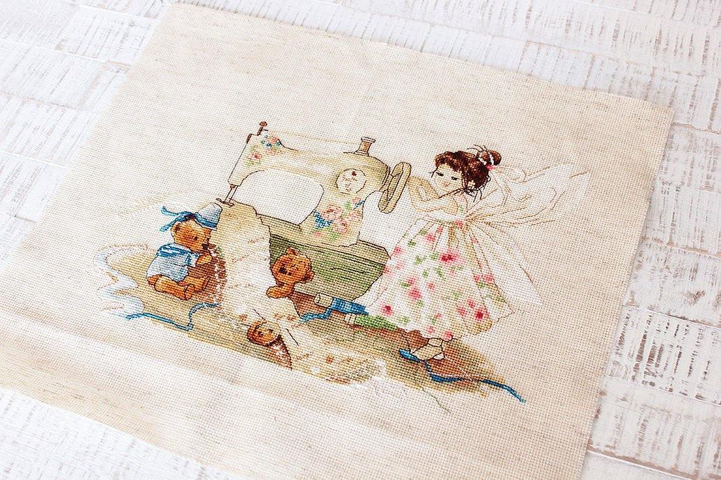 The Fairy-Needlewoman B1116L Counted Cross-Stitch Kit