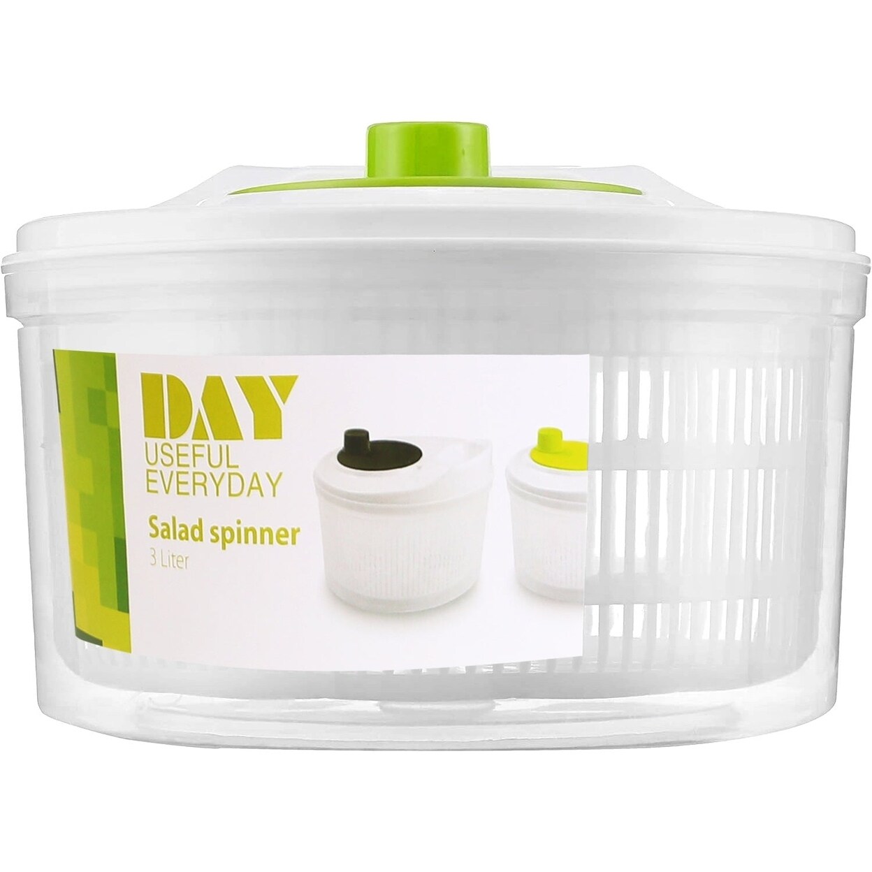 Salad Spinner Fruit Vegetable Washer Lettuce Drainer Hand Cranking Vegetable Dryer With Lid For Home Kitchen Fruit