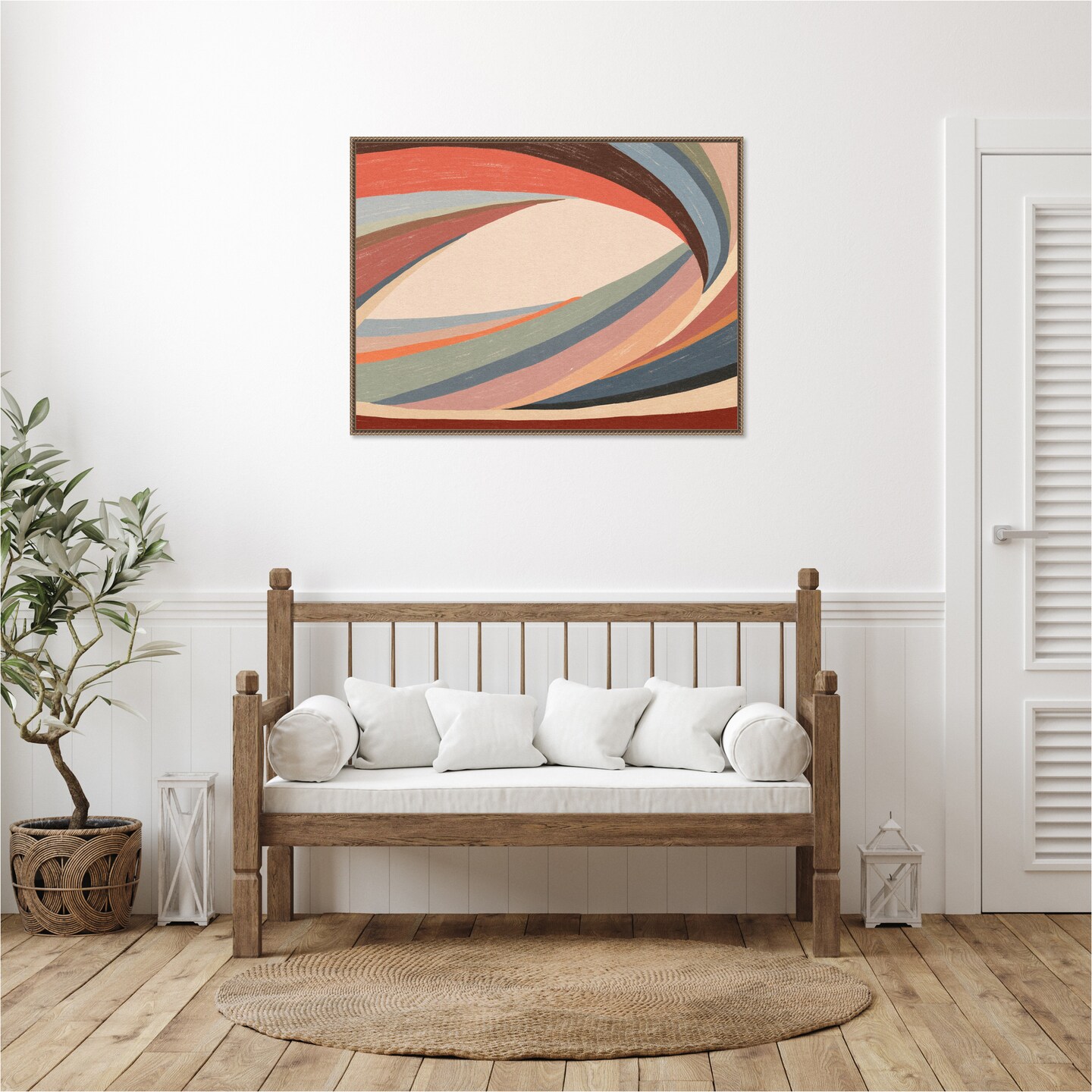 Tunnel Vision by Fabian Lavater Framed Canvas Wall Art