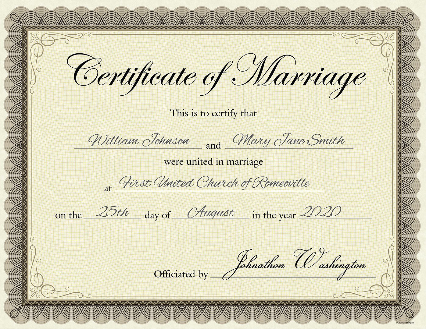 Great Papers! Certificate, Classic Parchment, 8.5&#x22; x 11&#x22;, Printer Compatible, 25 count