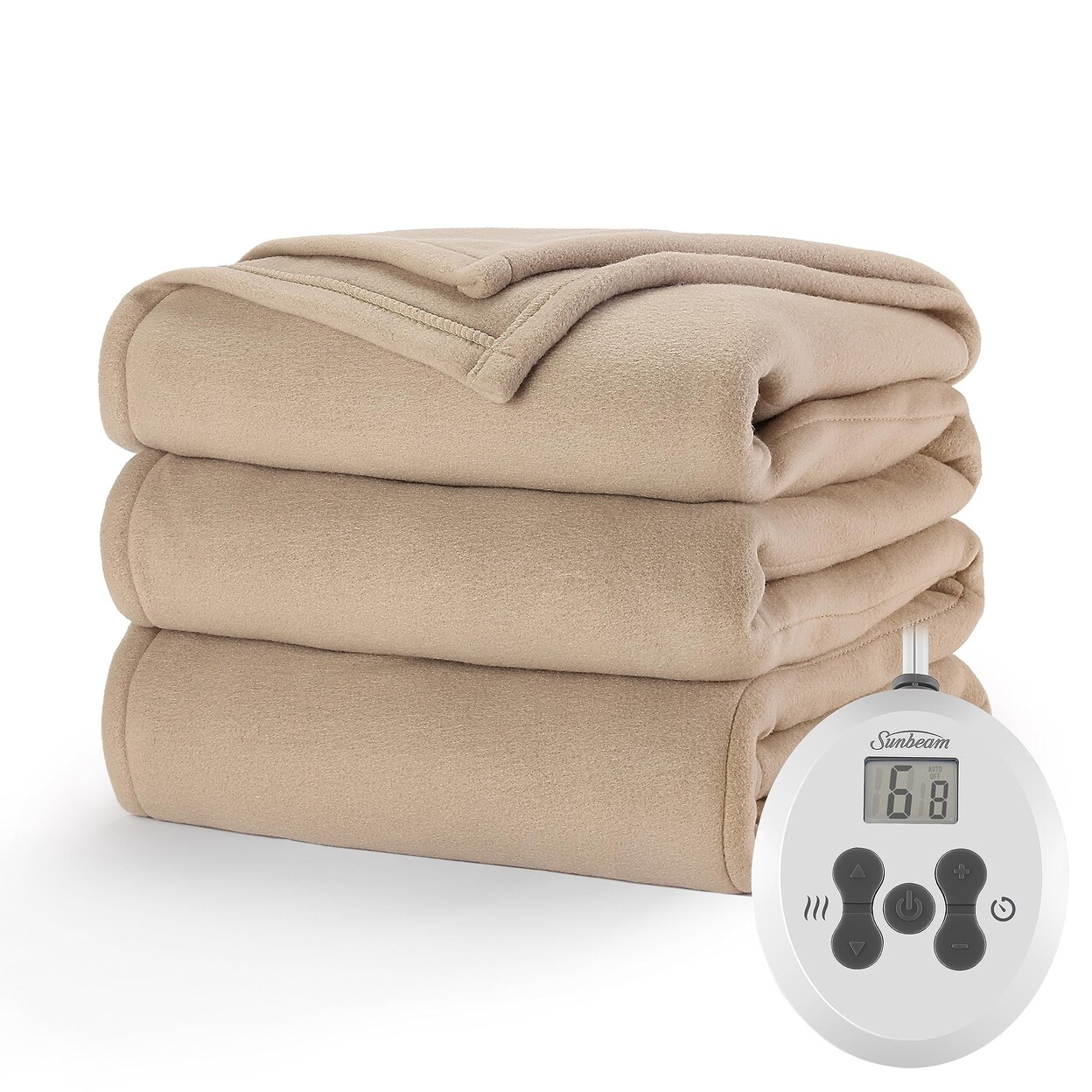 Sunbeam wool fleece electric blanket best sale
