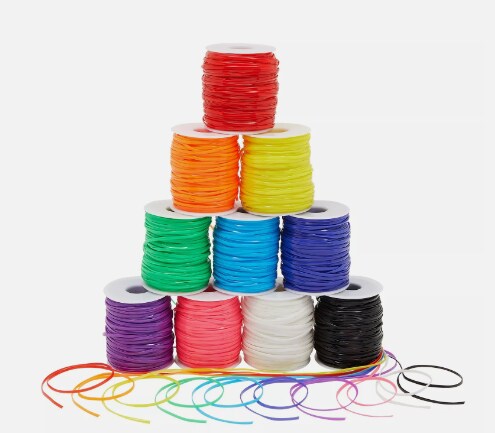 50 Yards Plastic Gimp String in 10 Colors