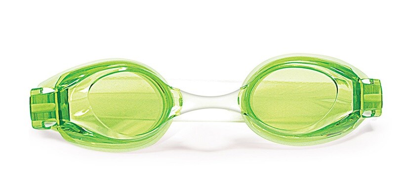 Swim Central 7&#x22; Green V5 View Goggles Swimming Pool Accessory