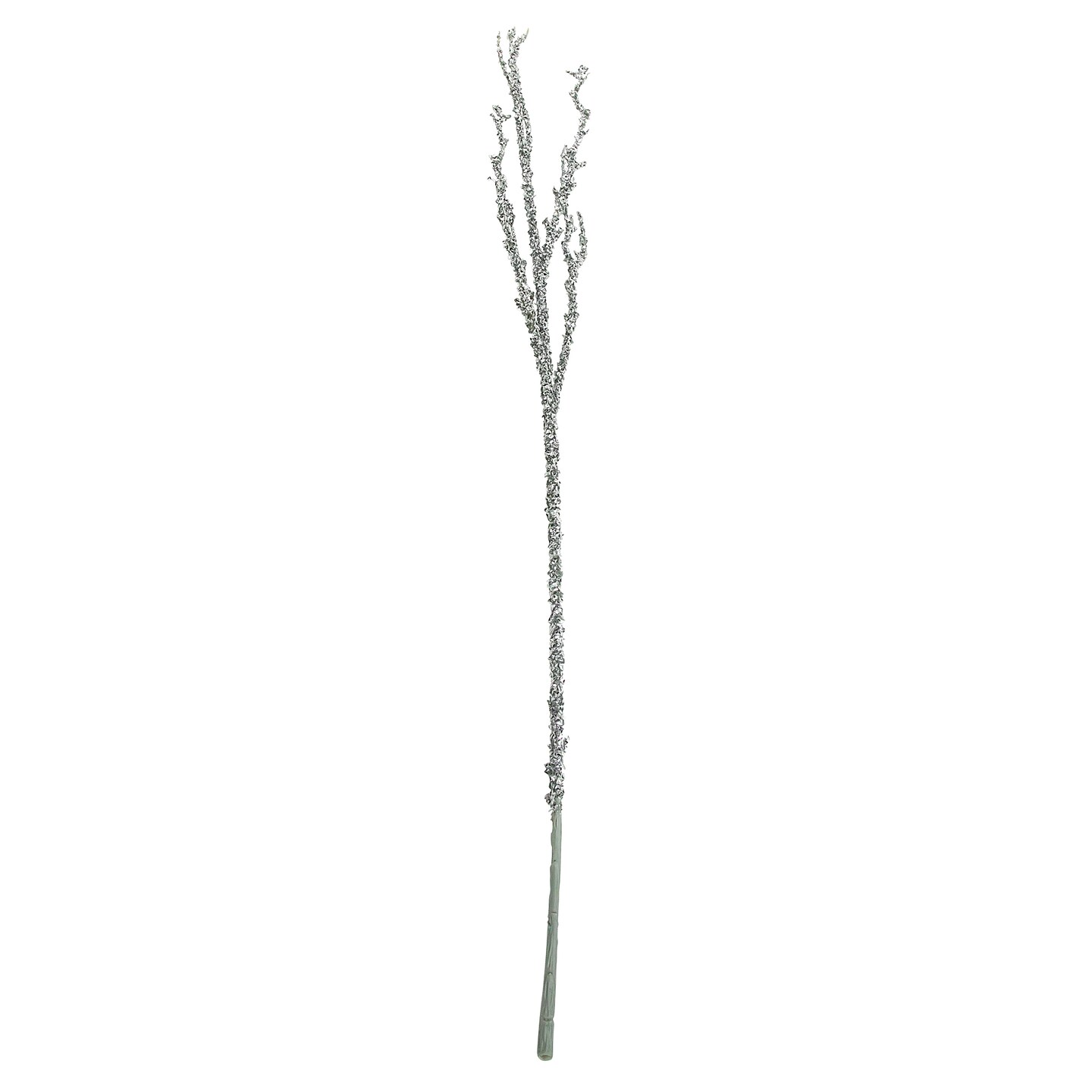 Northlight 31" Glittered Silver Artificial Twig Christmas Spray