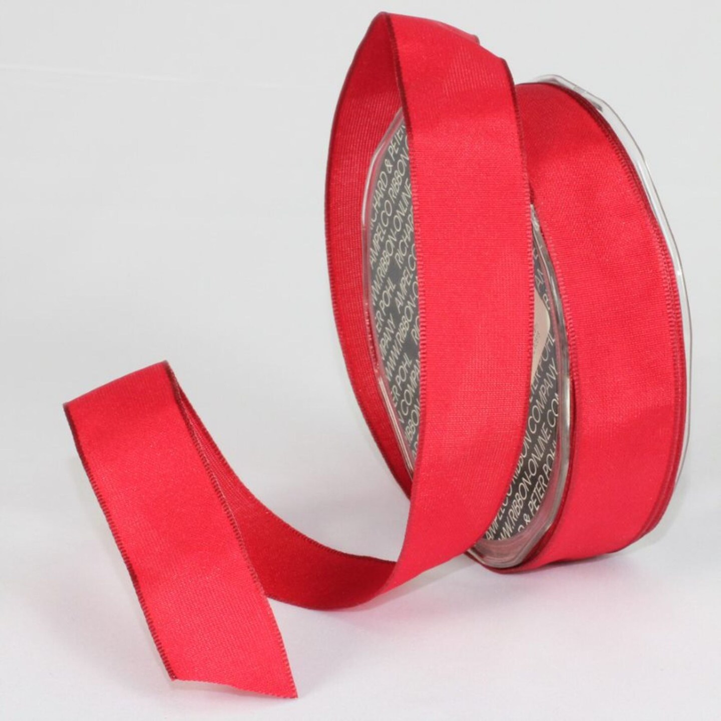 The Ribbon People Scarlet Red Solid Wired Craft Ribbon 1" x 54 Yards