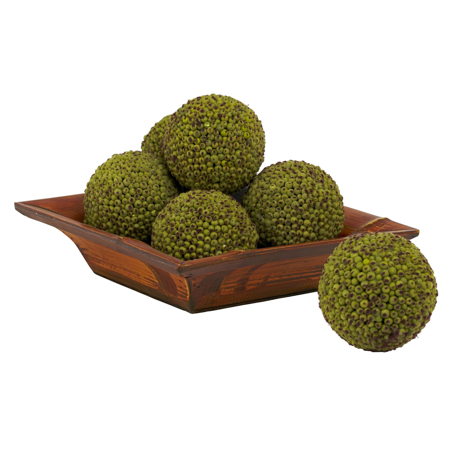 Nearly Natural Set of 6 Artificial Berry Balls 4&#x22;