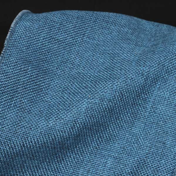 The Ribbon People Blue Fine Burlap Wired Craft Ribbon 6&#x22; x 20 Yards