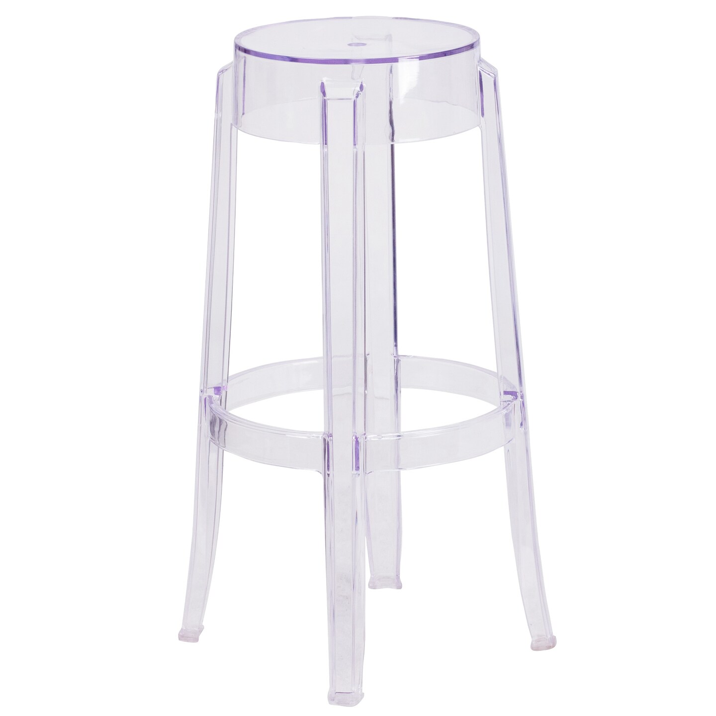 Flash Furniture 29.75'' Clear Contemporary High Transparent Counter Stool