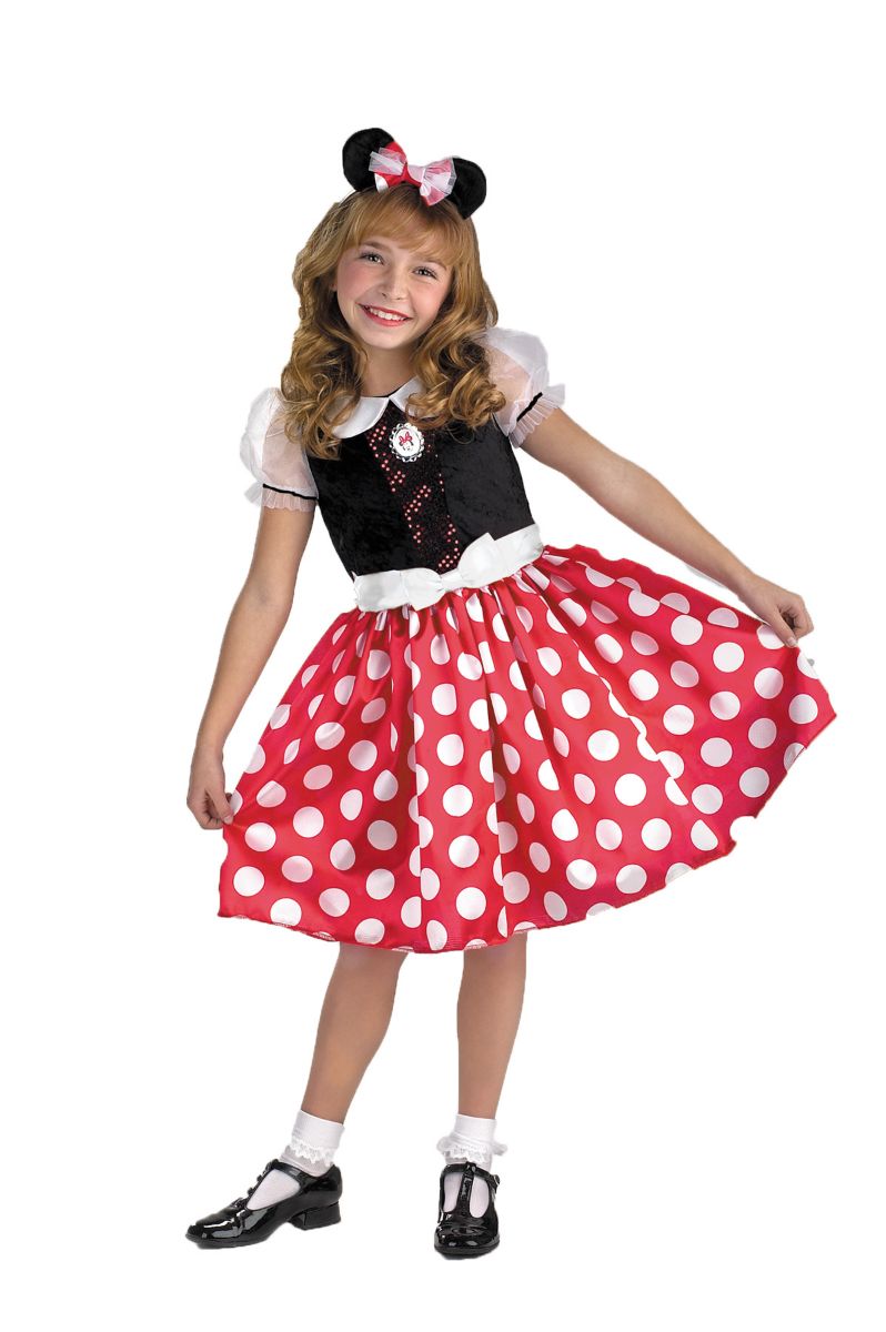 The Costume Center Red and Black Minnie Mouse Toddlers Halloween Costume - Medium