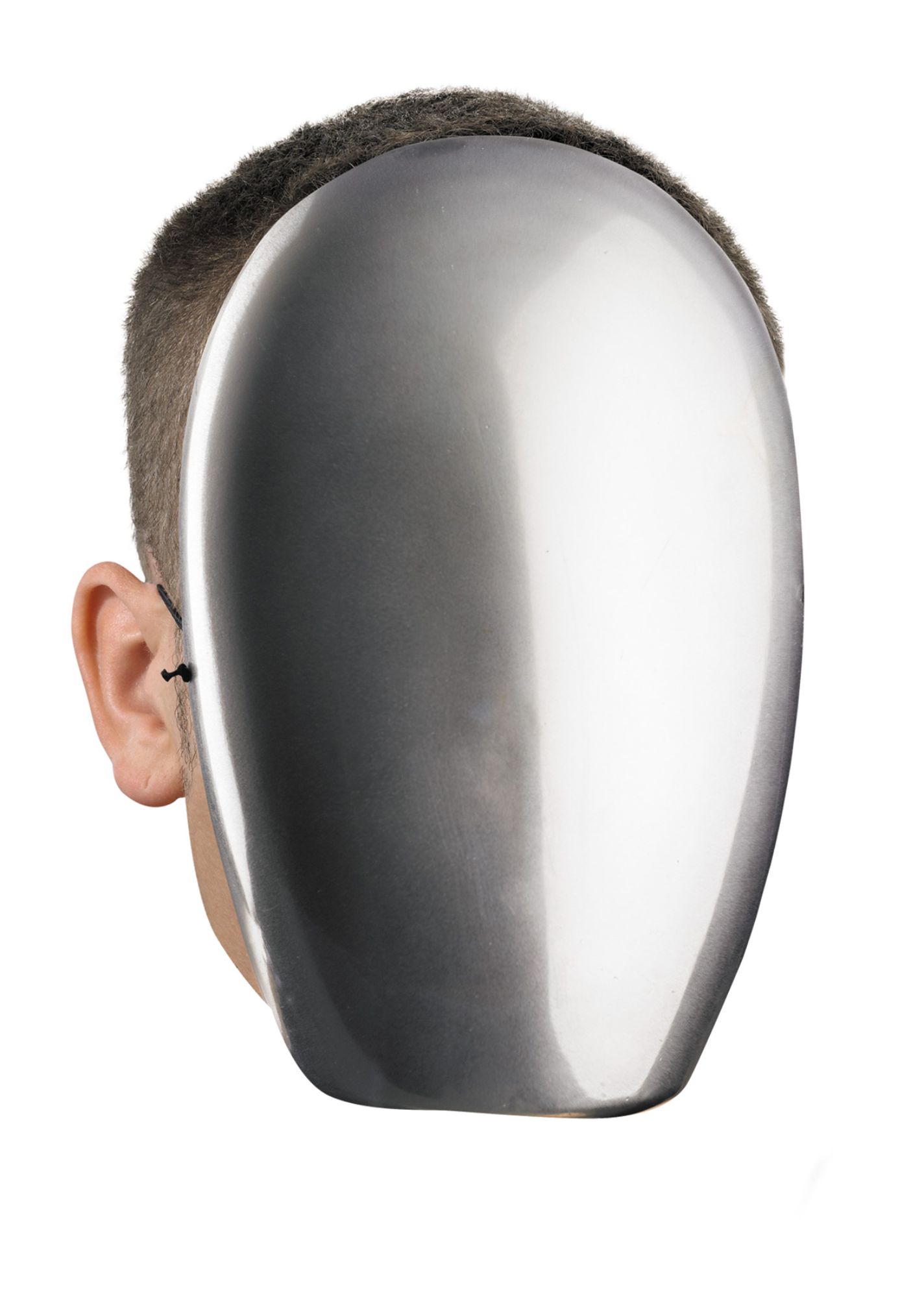 The Costume Center Silver No Face Disguise Unisex Adult Halloween Mask Costume Accessory - One Size