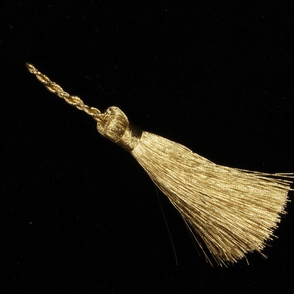 The Ribbon People Club Pack of 40 Shimmering Gold Contemporary Tassels 2.5&#x22;
