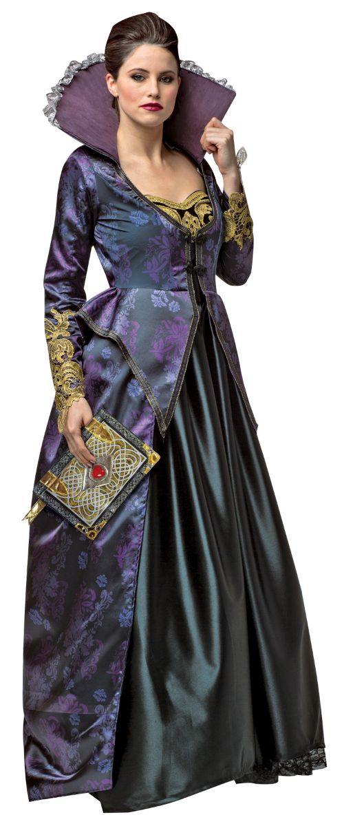 evil queen purple dress EVIL QUEEN COSPLAY DRESS / ADULT