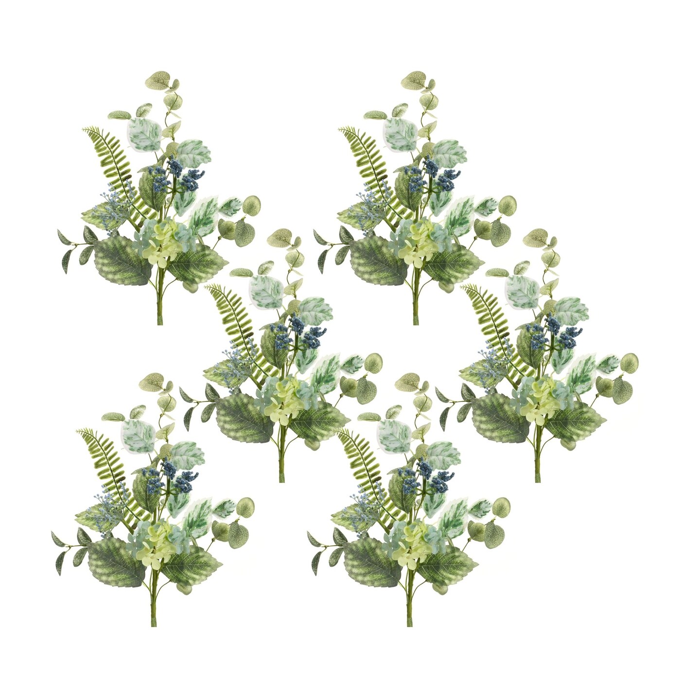 Melrose Set of 6 Floral Artificial Sprays 19.5&#x22;