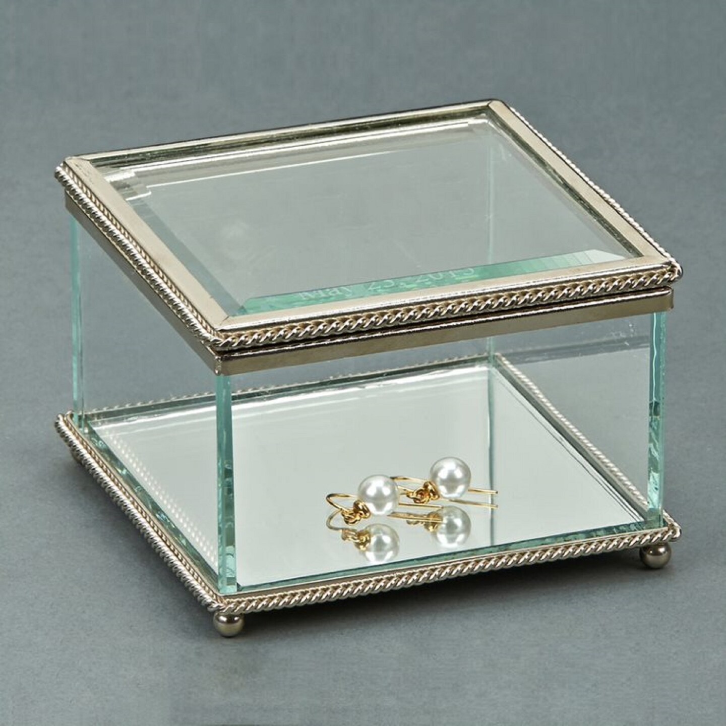 Box Invisible Glass Contemporary Home Living 3.75