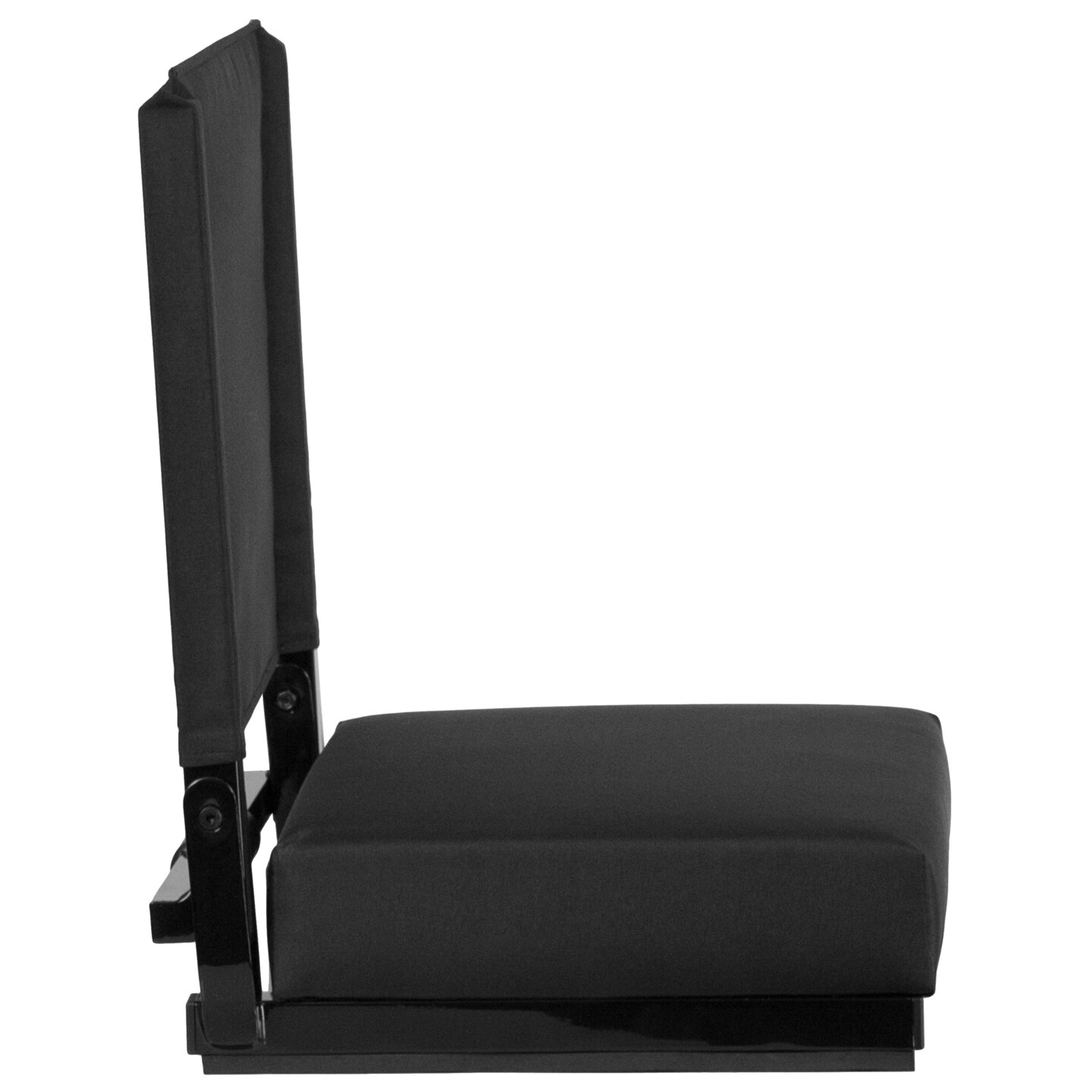 Emma and Oliver 500 lb. Rated Lightweight Stadium Chair with Handle &#x26; Ultra-Padded Seat