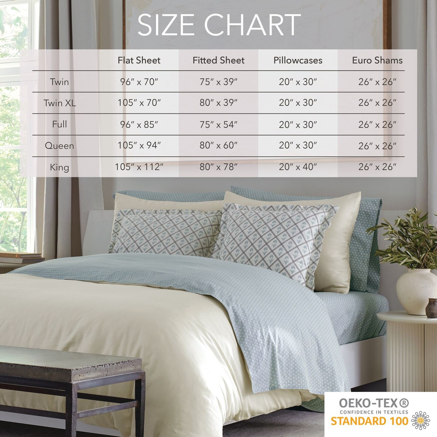 Nate Home by Nate Berkus 200TC Cotton Percale Sheet Set