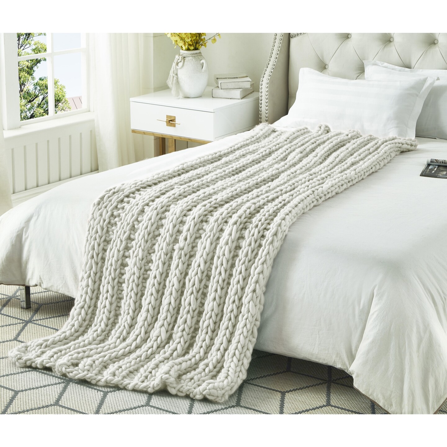 Vielkis Channel Knit Throw