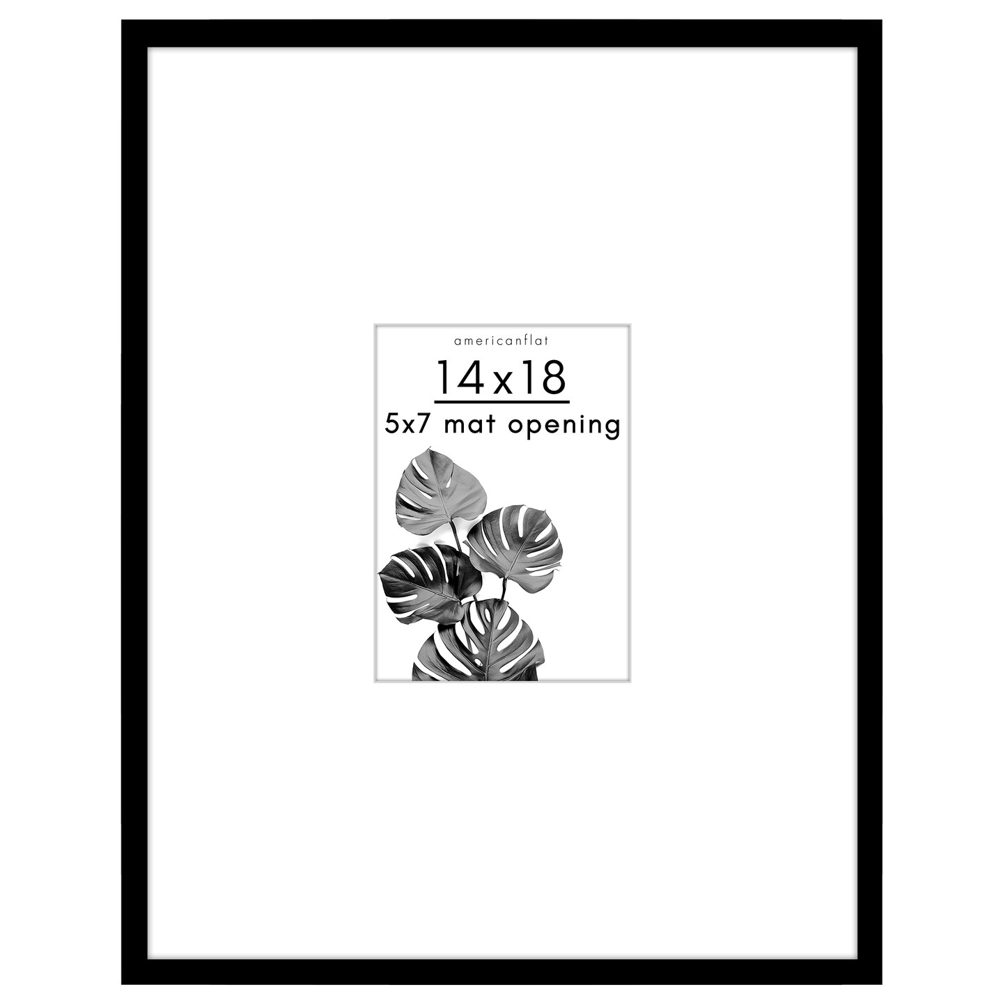ArtToFrames 24x30 inch Black Custom Mat for Picture Frame with Opening for 20x26 inch Photos. Mat Only, Frame Not Included (mat-21), Size: 24x30 (FOR