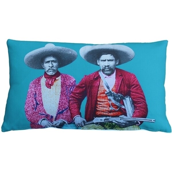 Pillow Decor   - Dos Banditos Throw Pillow 12x19