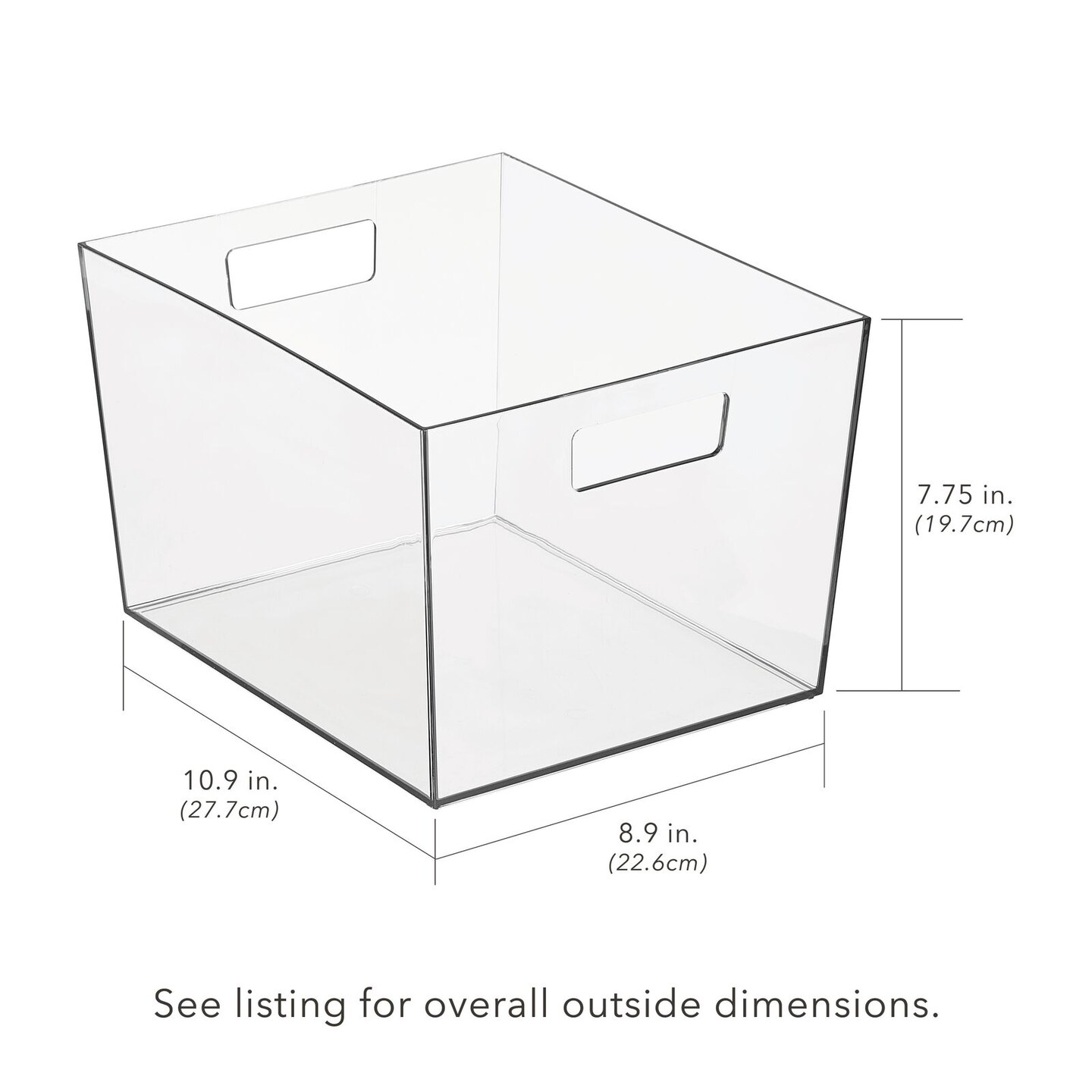 Nate Home by Nate Berkus Plastic Storage Bin for Pantry