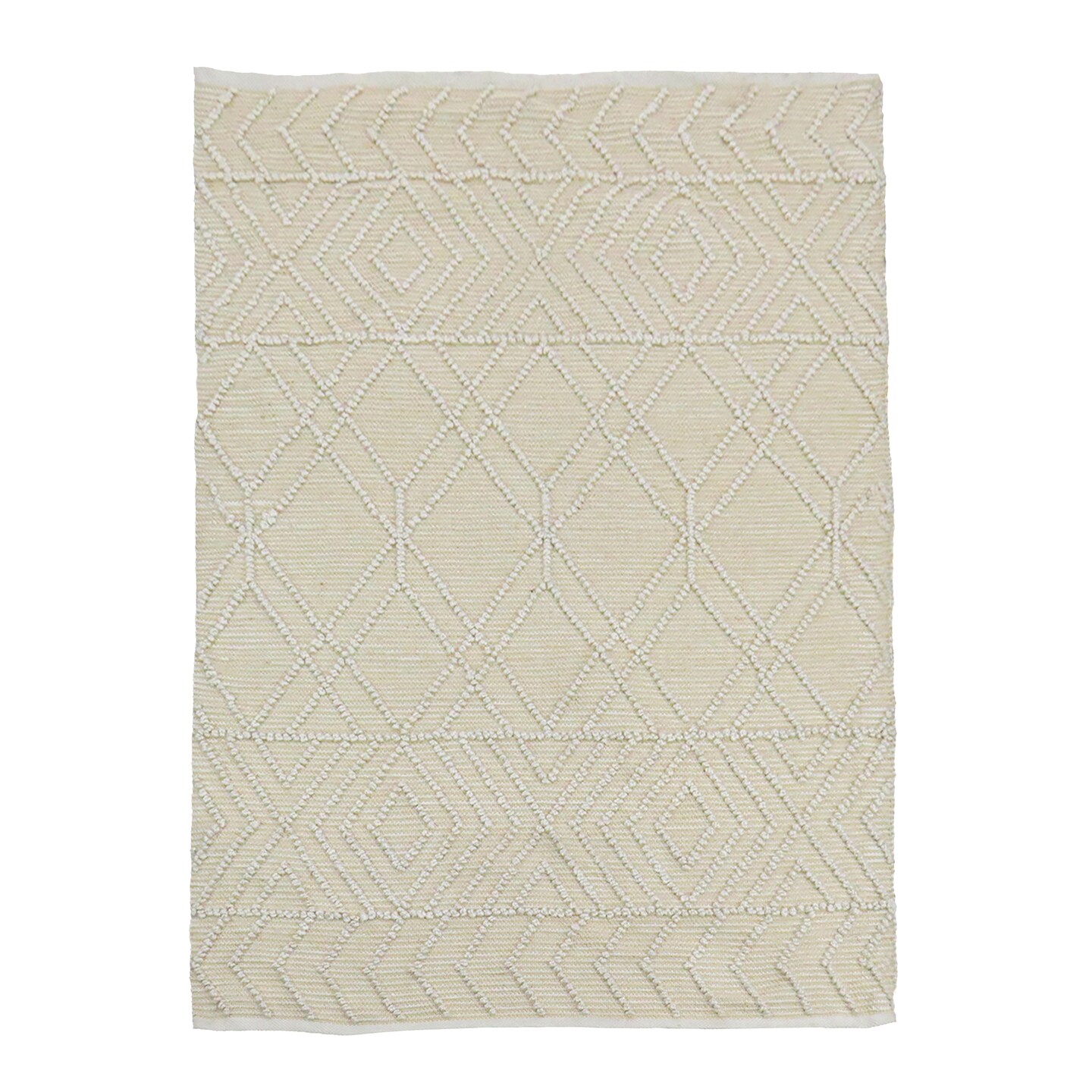 5x7 Hand Woven Outdoor Rug, Sand