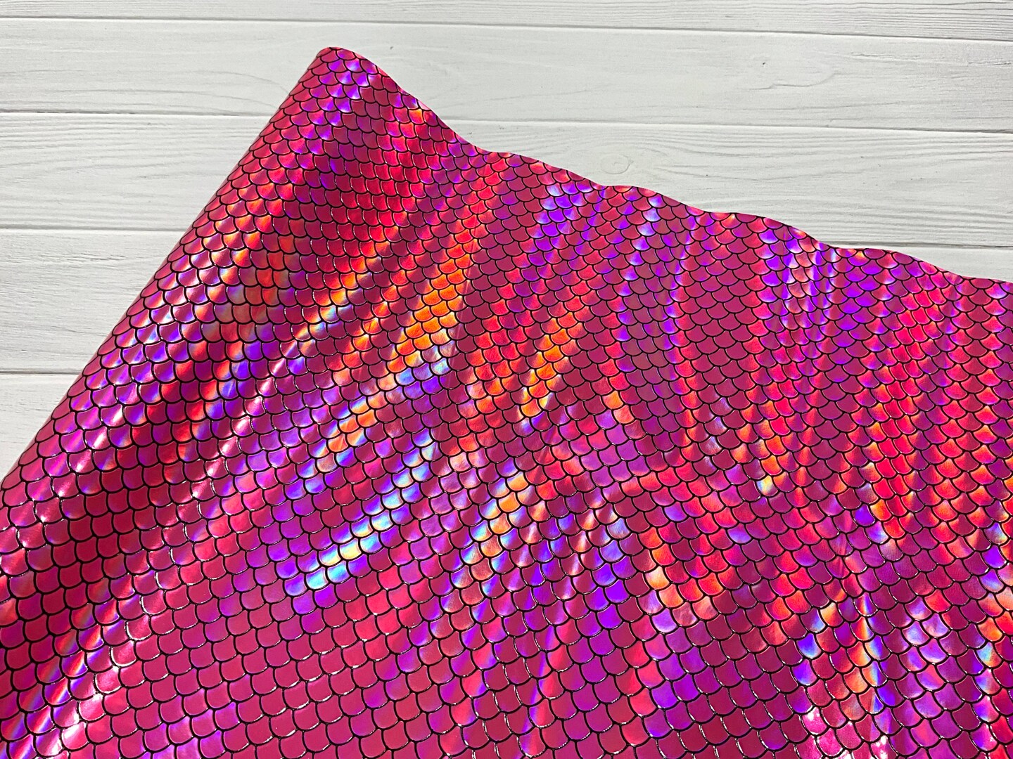 Textured Holographic Scale Vinyl