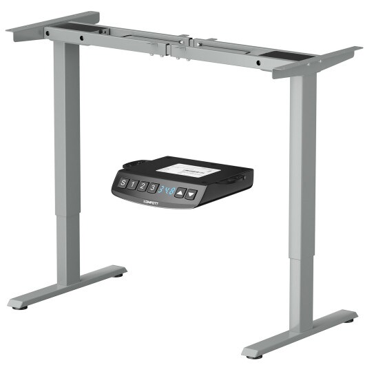 Electric Standing Desk Frame with Adjustable Height and Press Button Controller