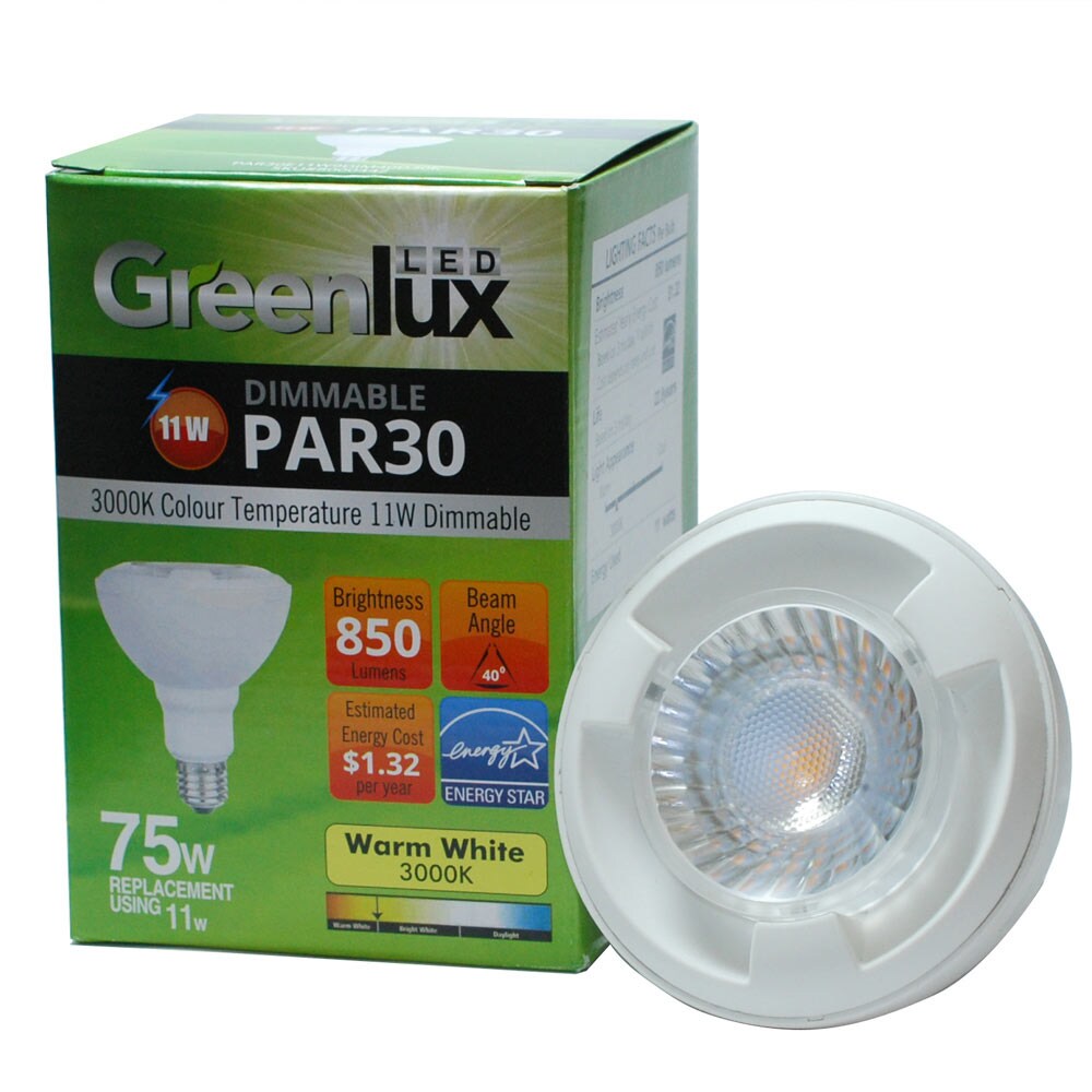 High Quality LED 11w Dimmable PAR30L Warm White Flood Light Bulb - 75w Equiv.