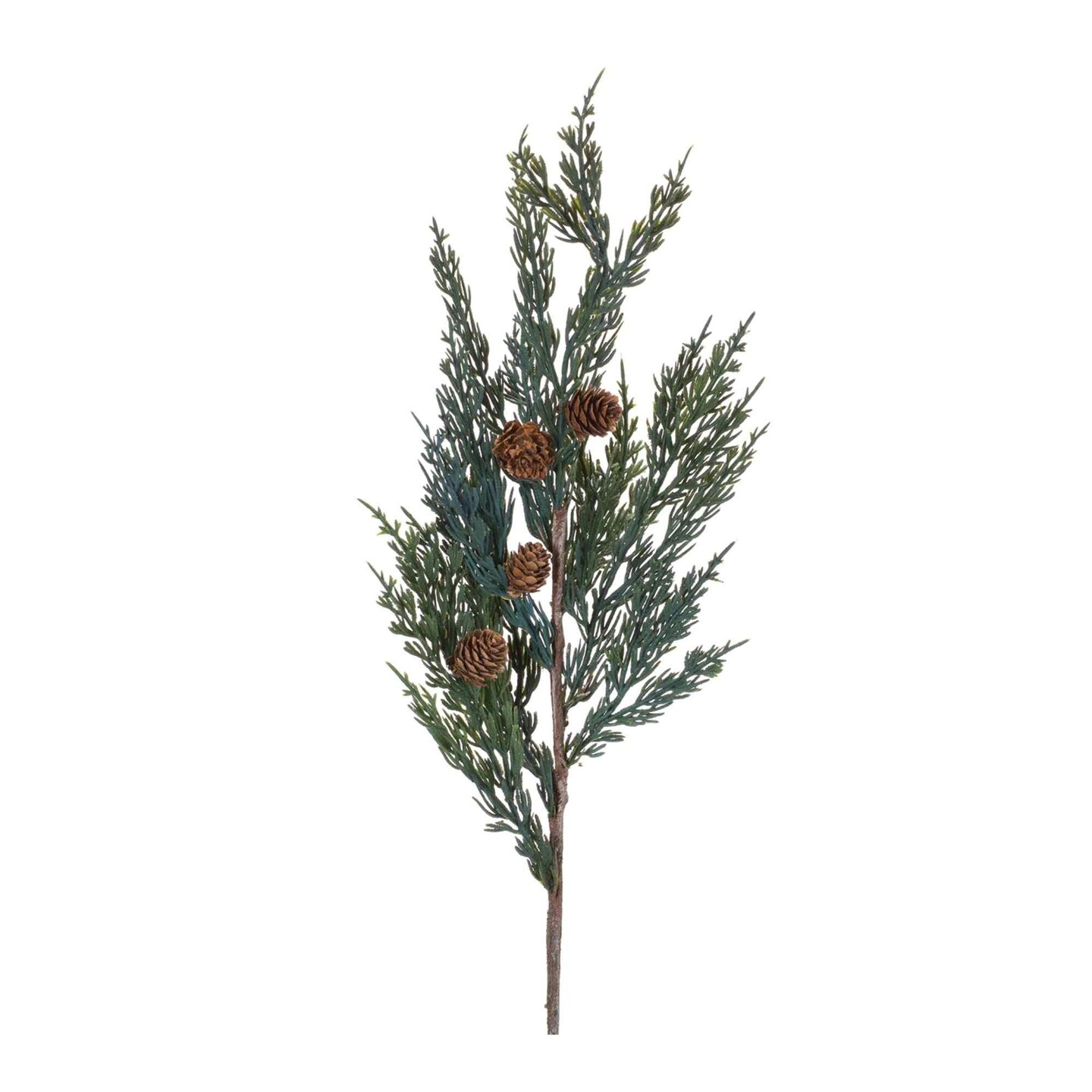 Melrose Set of 24 Pine with Pinecone Christmas Artificial Sprays 24.5&#x22;
