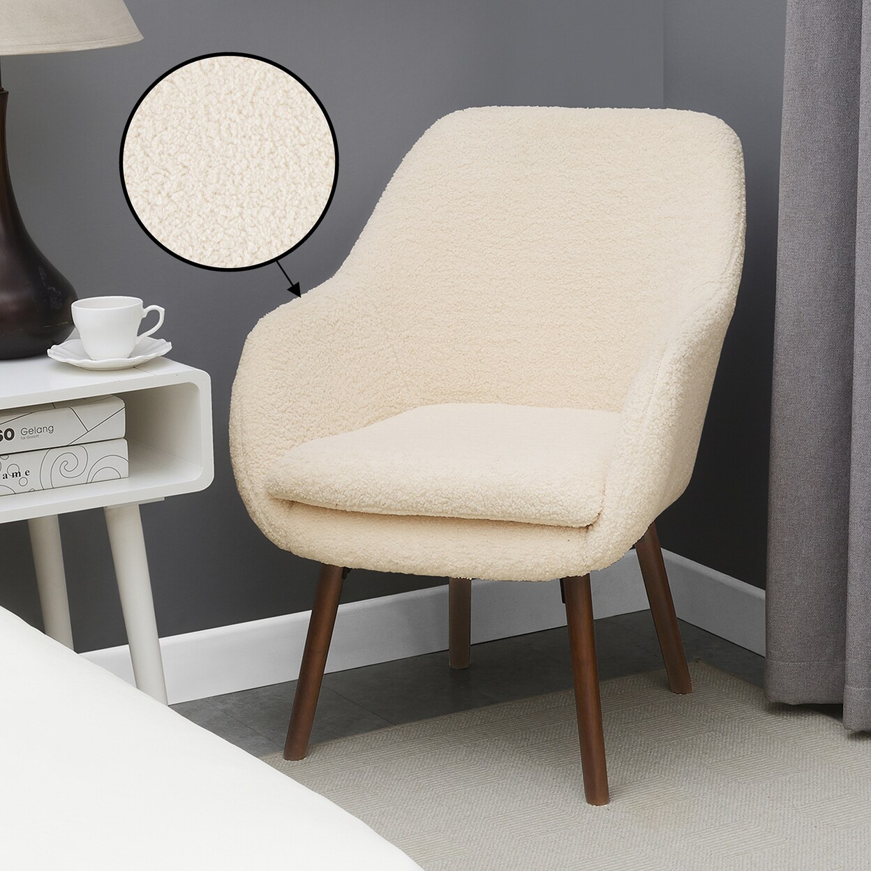 Convenience Concepts Take a Seat Charlotte Sherpa Accent Chair