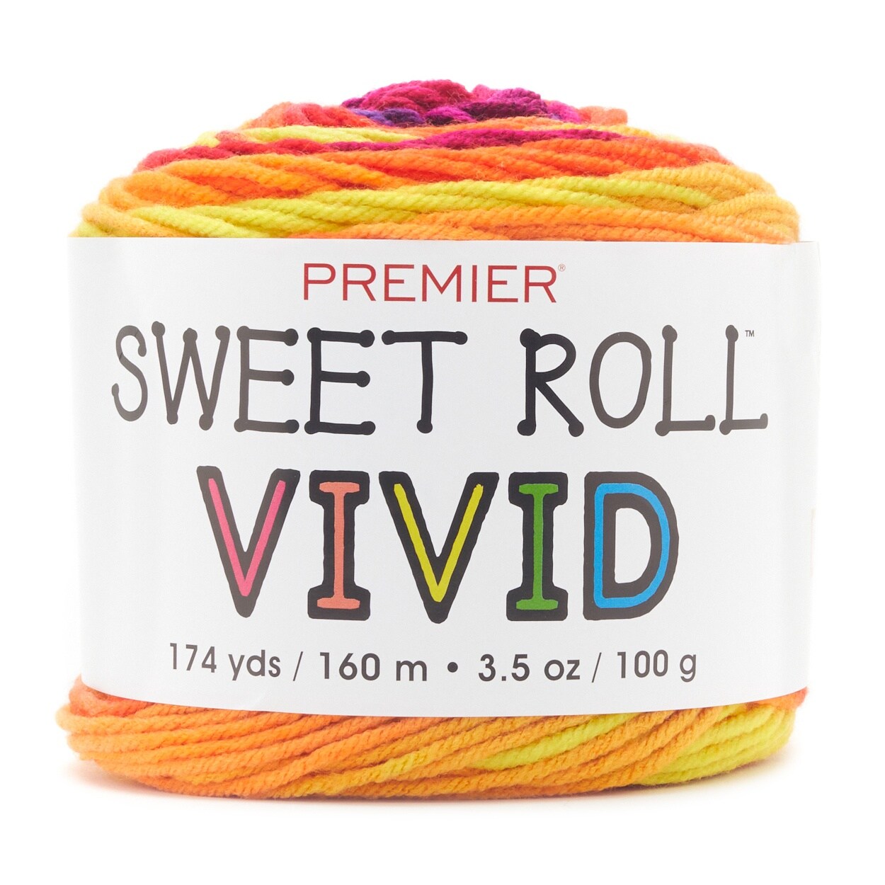 Premier Sweet Roll Vivid Yarn-Lava Lamp