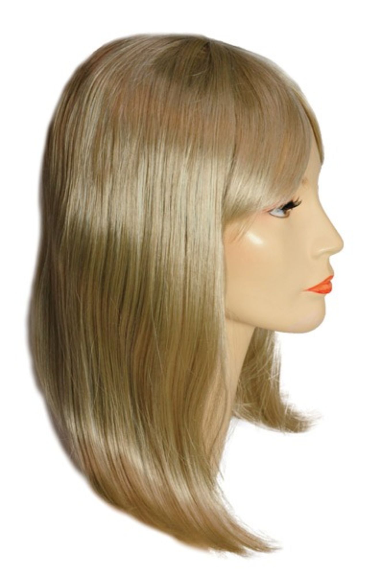 The Costume Center Bright Flame Red Round Cleo Women Adult Halloween Wig Costume Accessory - One Size