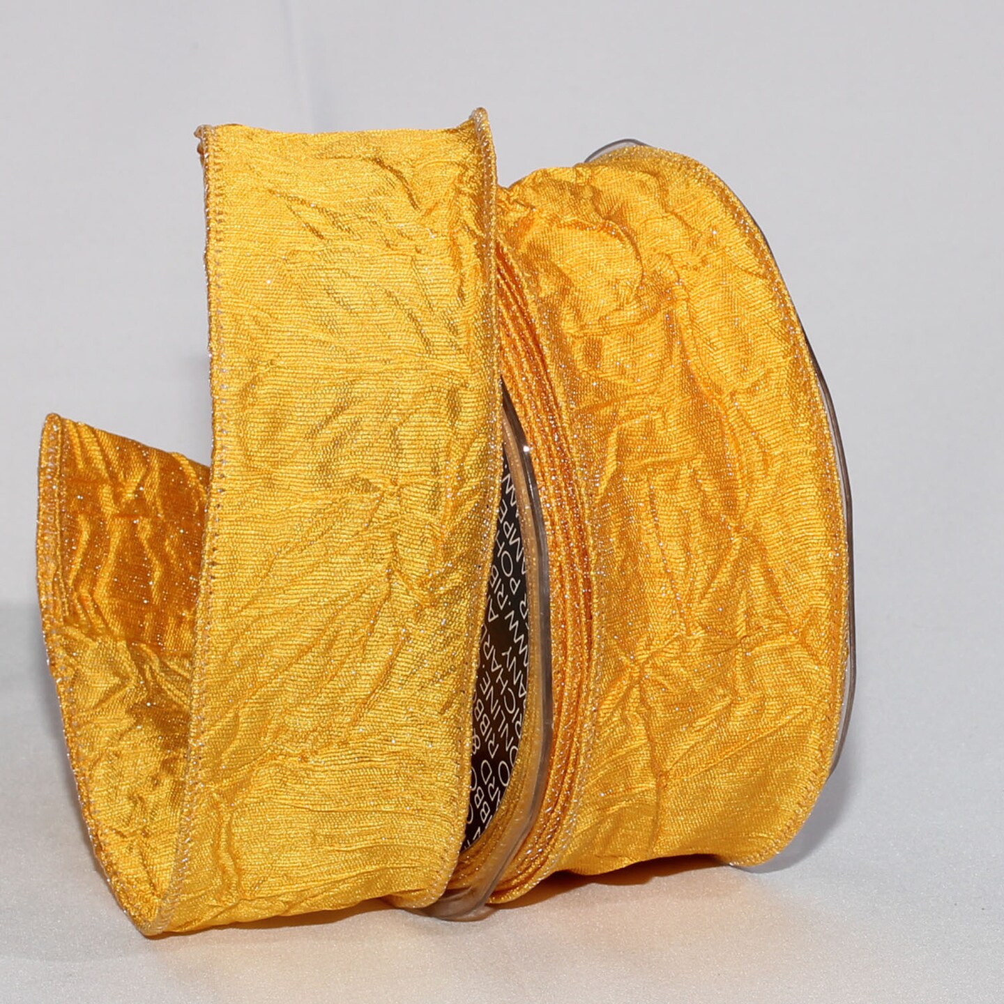 The Ribbon People Sunny Yellow Silky Wired Craft Ribbon 1.5&#x22; x 44 Yards
