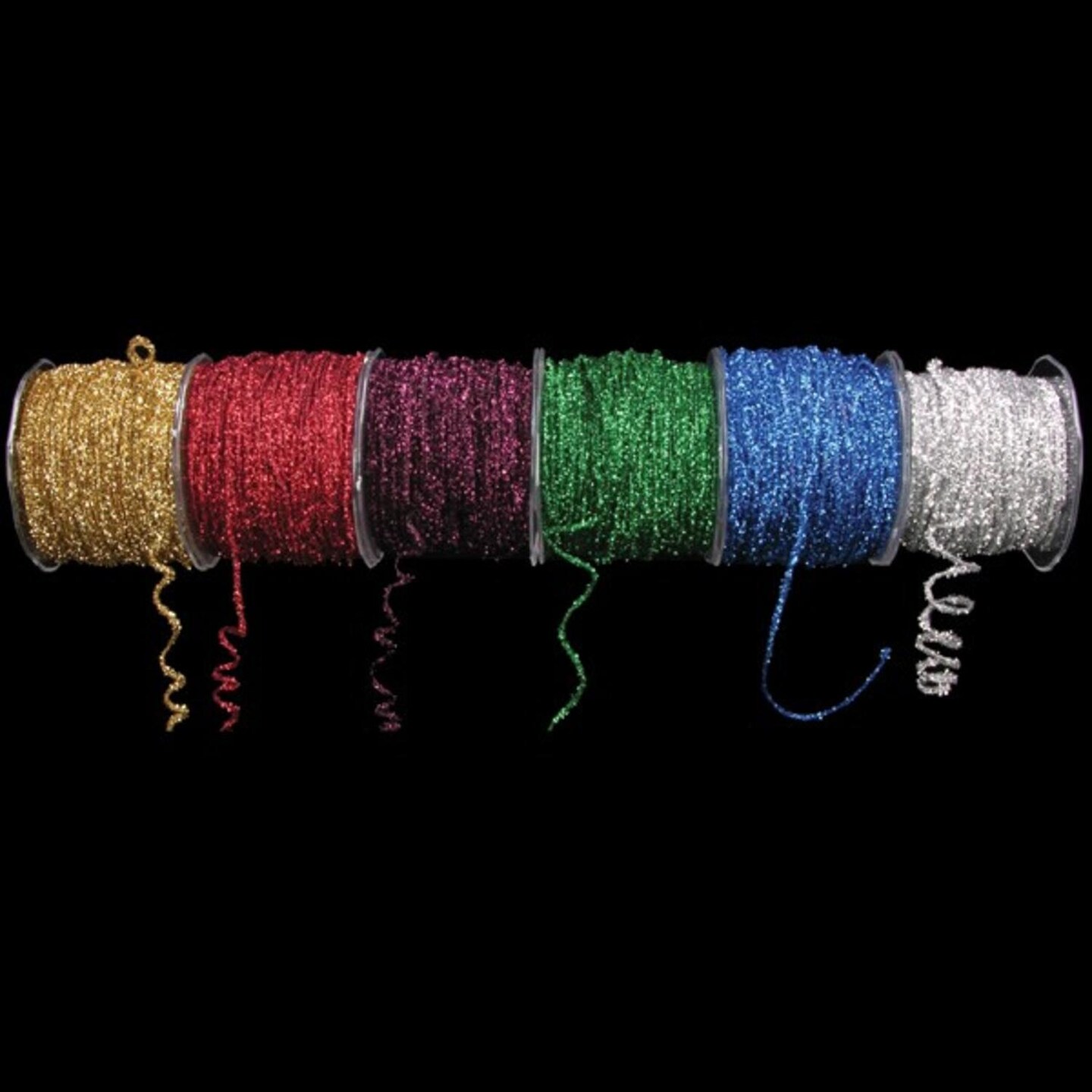 The Ribbon People Silver Fuzzy Wired Craft Cord 0.125&#x22; x 110 Yards